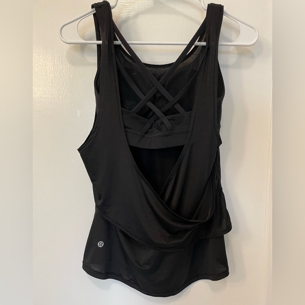 Lululemon Reenergized 2-in-1 Tank Black